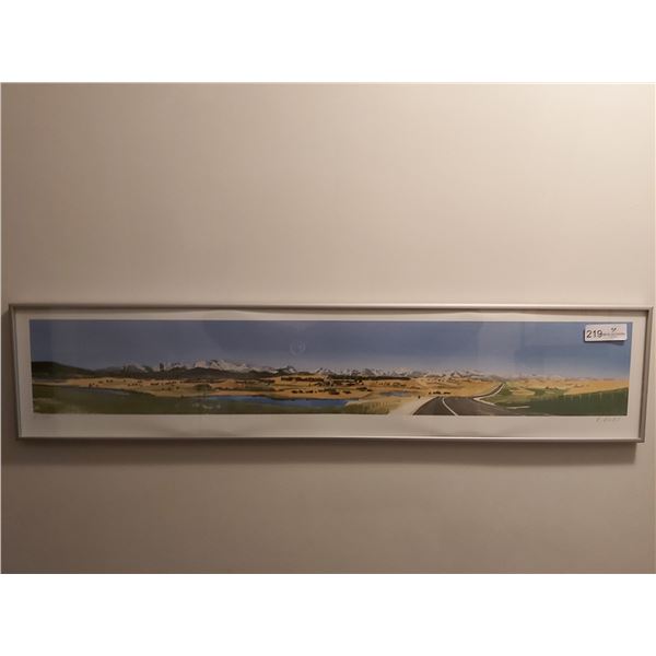 Prairie Landscape Print,  Artist E. Bartel