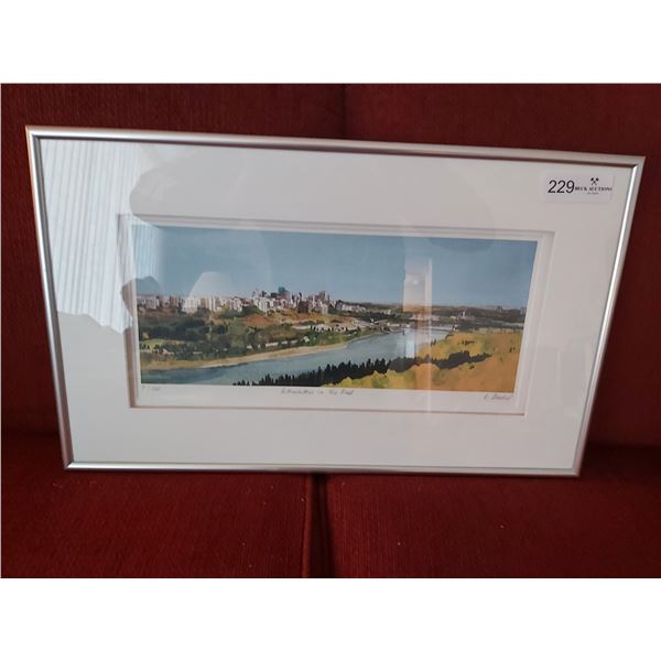 Edmonton in the Fall Print  - Artist Eva Bartel