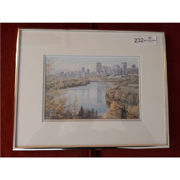 September Skyline Edmonton Print - Artist Isabel Levesque