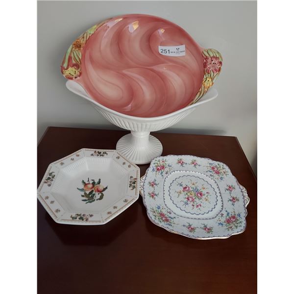 Assortment of Serving Platters & Dishes including Royal Albert & Staffordshire