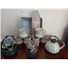Image 1 : Pottery Collection, 6 cups, Woven Coasters & More