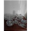 Image 1 : Assorted Crystal & Glass Serving Dishes, Vase & Candle Sticks
