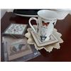 Image 3 : Picnic Lot!  Bowls, Pitcher, Napkin Rings, Coasters and More