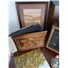 Image 3 : Assorted Picture Frames, Wooden Carved Picture & Wooden Cover Photo Album