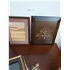 Image 4 : Assorted Picture Frames, Wooden Carved Picture & Wooden Cover Photo Album