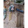 Image 2 : Garden Themed Lot including Wind Chimes, Flower Pots & Nature Pictures