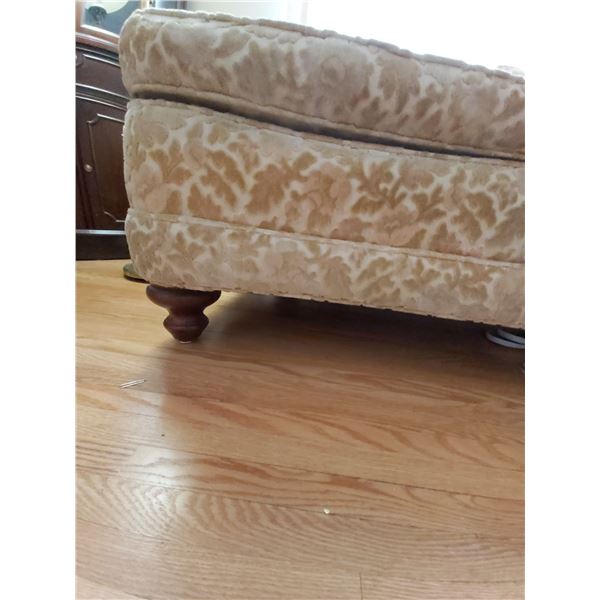 Vintage Couch & Chair With Wooden Legs