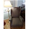 Image 1 : Brass Style Floor Lamp & Upholstered Armchair (Pictures not Included)