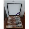 Image 1 : Box of Wooden Handled Cutlery