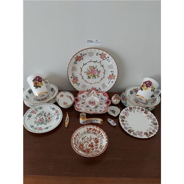 Assorted Floral China