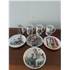 Image 1 : 4 Norman Rockwell Mugs & 4 Norman Rockwell Side Plates