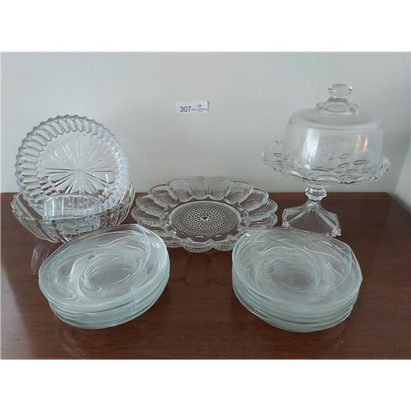 Assorted Serving Dishes& Plates