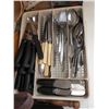 Image 2 : Assortment of Knives, including Henkels, 2 Glass Cutting Boards, Knife Block & More