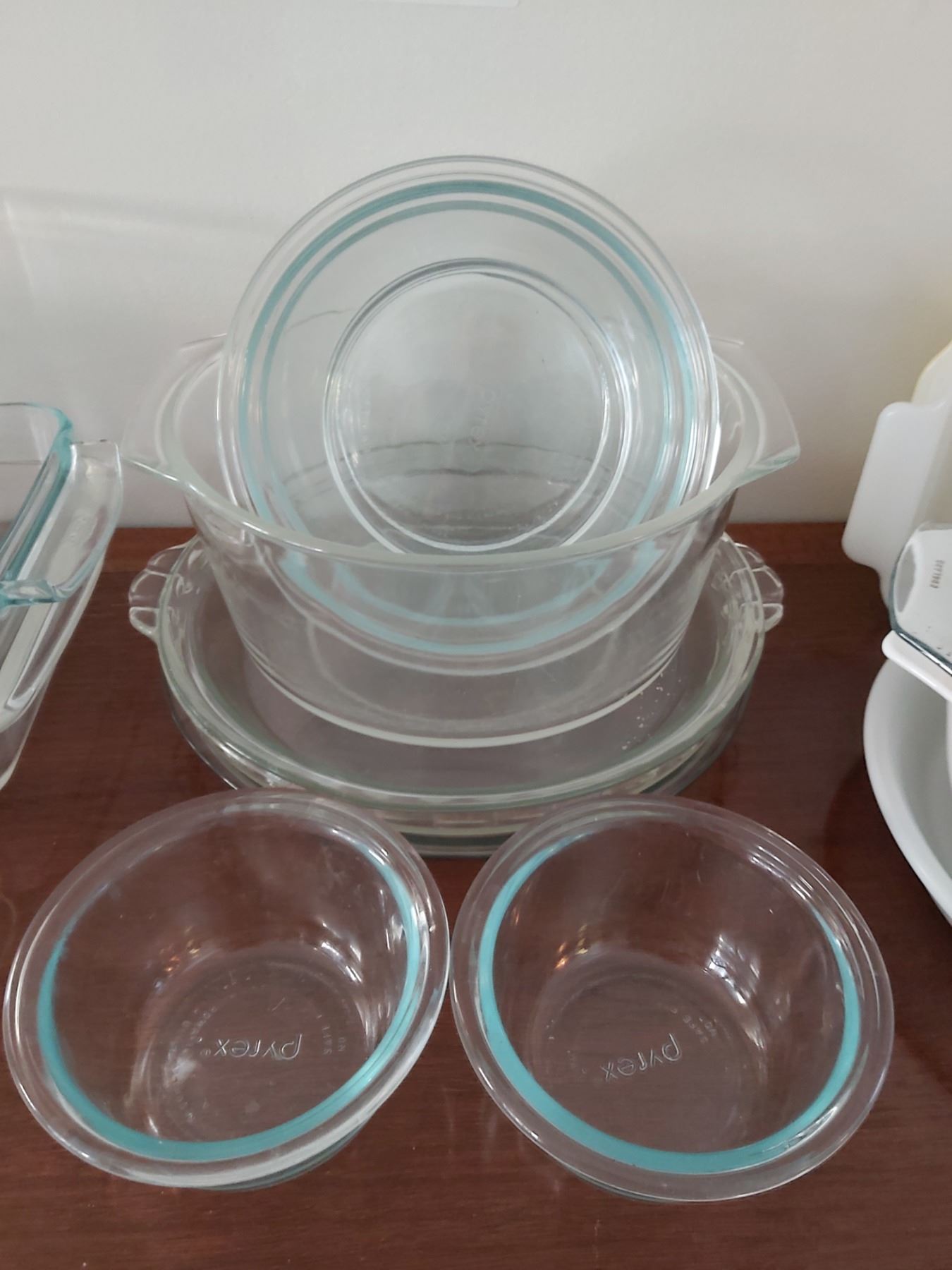 Large Assortment of Pyrex Dishes