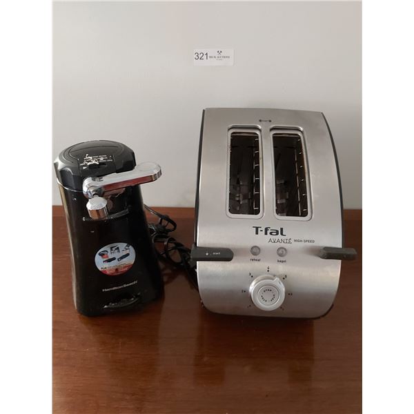T-Fal Toaster & Hamilton Beach Electric Can Opener
