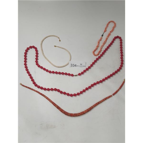 Costume Jewellery - 4 Necklaces