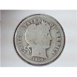 1910 Barber Dime