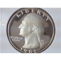 1981-S Washington Quarter (Gem Proof)