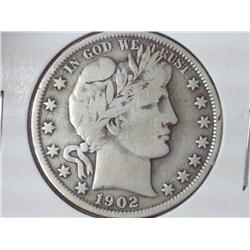 1902 Barber Half Dollar (Fine)