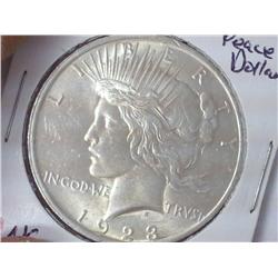 1923 Peace Silver Dollar (UNC)
