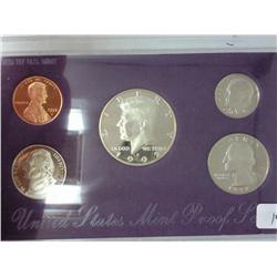 1992 US Proof Set (No Outer Box)