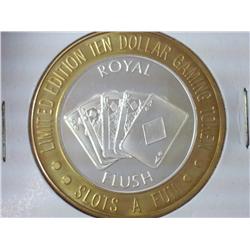 Slots A Fun $10 Gaming Token (UNC) Silver