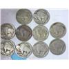 Image 2 : 10 Assorted 1920's Buffalo Nickels
