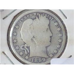 1899-S Barber Quarter