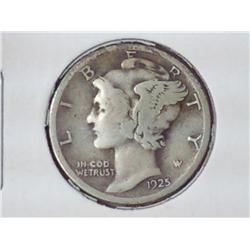 1925 Mercury Dime