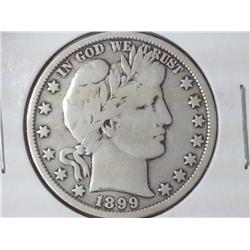 1899 Barber Half Dollar (VG)
