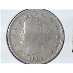 1907 Liberty "V" Nickel (Fine)