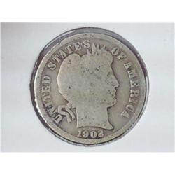 1902 Barber Dime