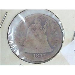 1877 Seated Liberty Dime