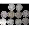 Image 1 : 10 Assorted Barber Dimes