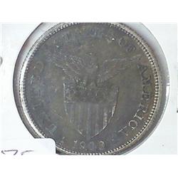 1909-S US/Philippines Peso (Silver)