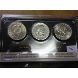 1979, 1980 And 1999 Susan B. Anthony $'s (UNC)