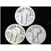 Image 1 : 3 Assorted Standing Liberty Quarters