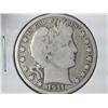 Image 1 : 1911 Barber Half Dollar (VG)