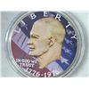 Image 1 : 1976 Colorized Ike Dollar In Case