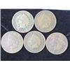 Image 1 : 5 Assorted 1890's Indian Head Cents
