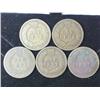 Image 2 : 5 Assorted 1890's Indian Head Cents