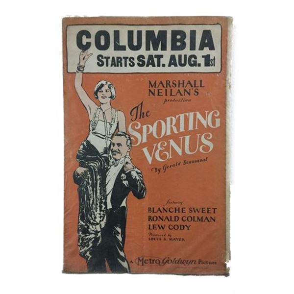 The Sporting Venus (1925) Window Card