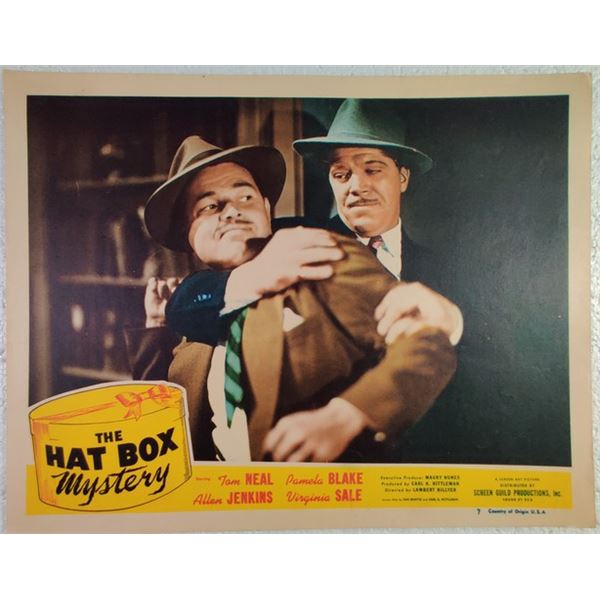 The Hat Box Mystery Lobby Card (1947)