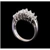 Image 4 : 14KT White Gold 1.07 ctw Diamond Ring