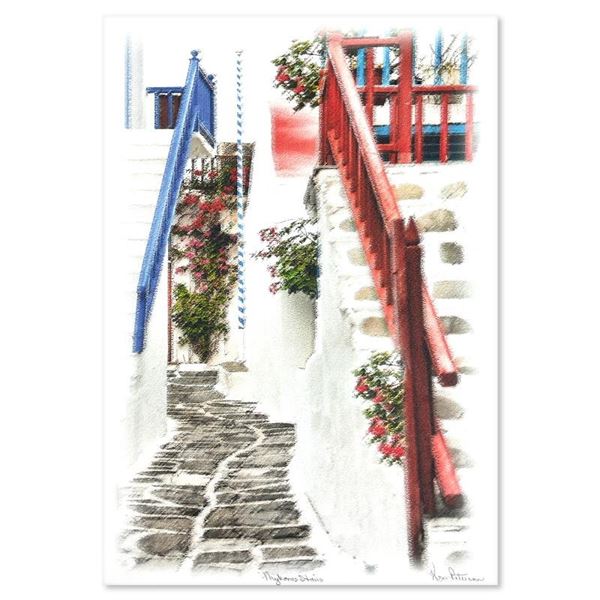 Mykonos Stairs by Peterson, Kris