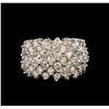 Image 2 : 14KT White Gold 1.93 ctw Diamond Ring