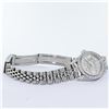 Image 8 : Rolex Ladies Stainless Steel 26MM Slate Grey String Diamond Lugs Wristwatch