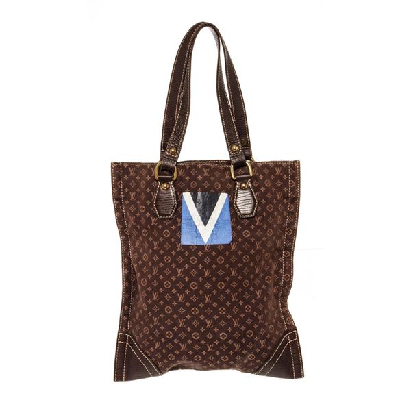 Louis Vuitton Brown Canvas Tanger Tote Bag