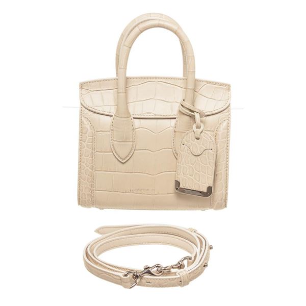 Alexander McQueen White Leather Mc Queen Her Handbag