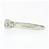 Image 6 : Antique Art Deco Platinum 0.46 ctw Old European VS Diamond Engagement Promise Ri